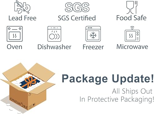 Miniatura 9 de ONEMORE Garlic Keeper con tapa, protector de ajo de cerámica de 4 pulgadas, rojo oscuro