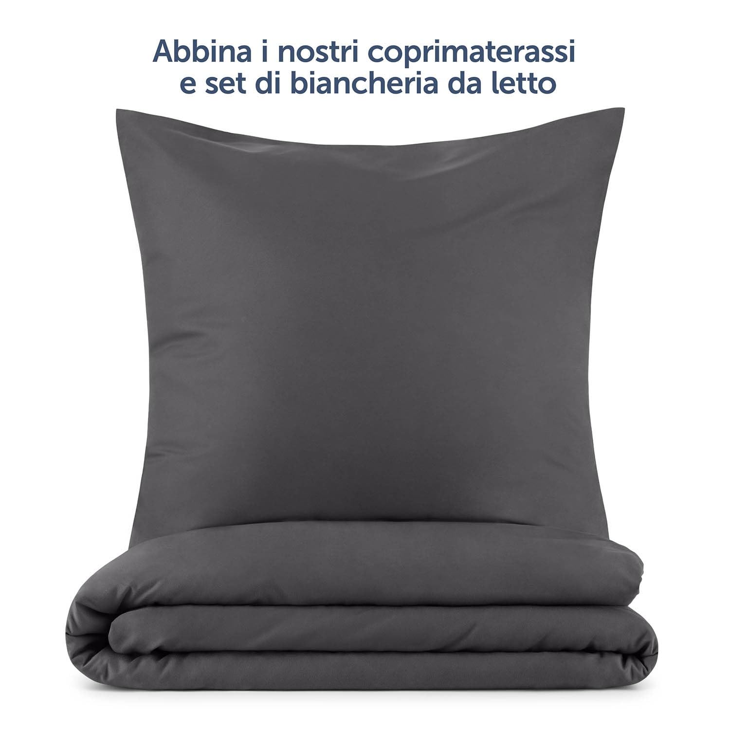 Blumtal Federe Cuscini Divano 40x80 cm - Set di Copricuscini per Divani in Microfibra a 2 Pezzi con Chiusura a Busta, certificati Oeko-Tex, extra morbidi e lavabili - Antracite