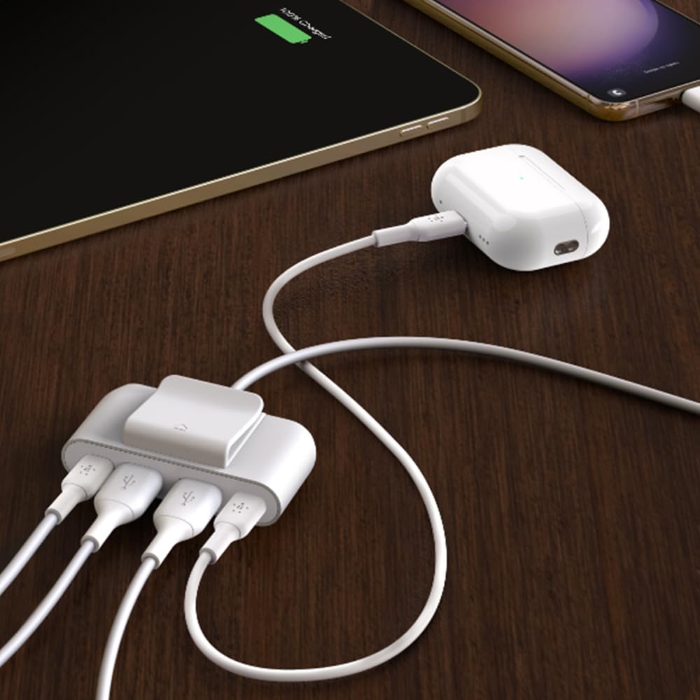 Belkin BEL 60W PPS Charger W/4-PORT Extender 2M