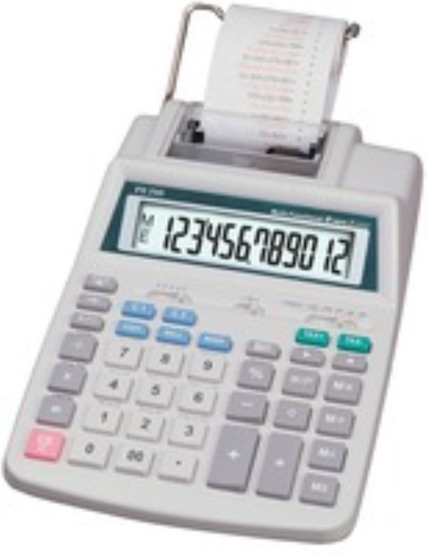 Aurora PR710 - Calculadora (Bolsillo, Calculadora de impresión, 12 dígitos, 1 líneas, Blanco)