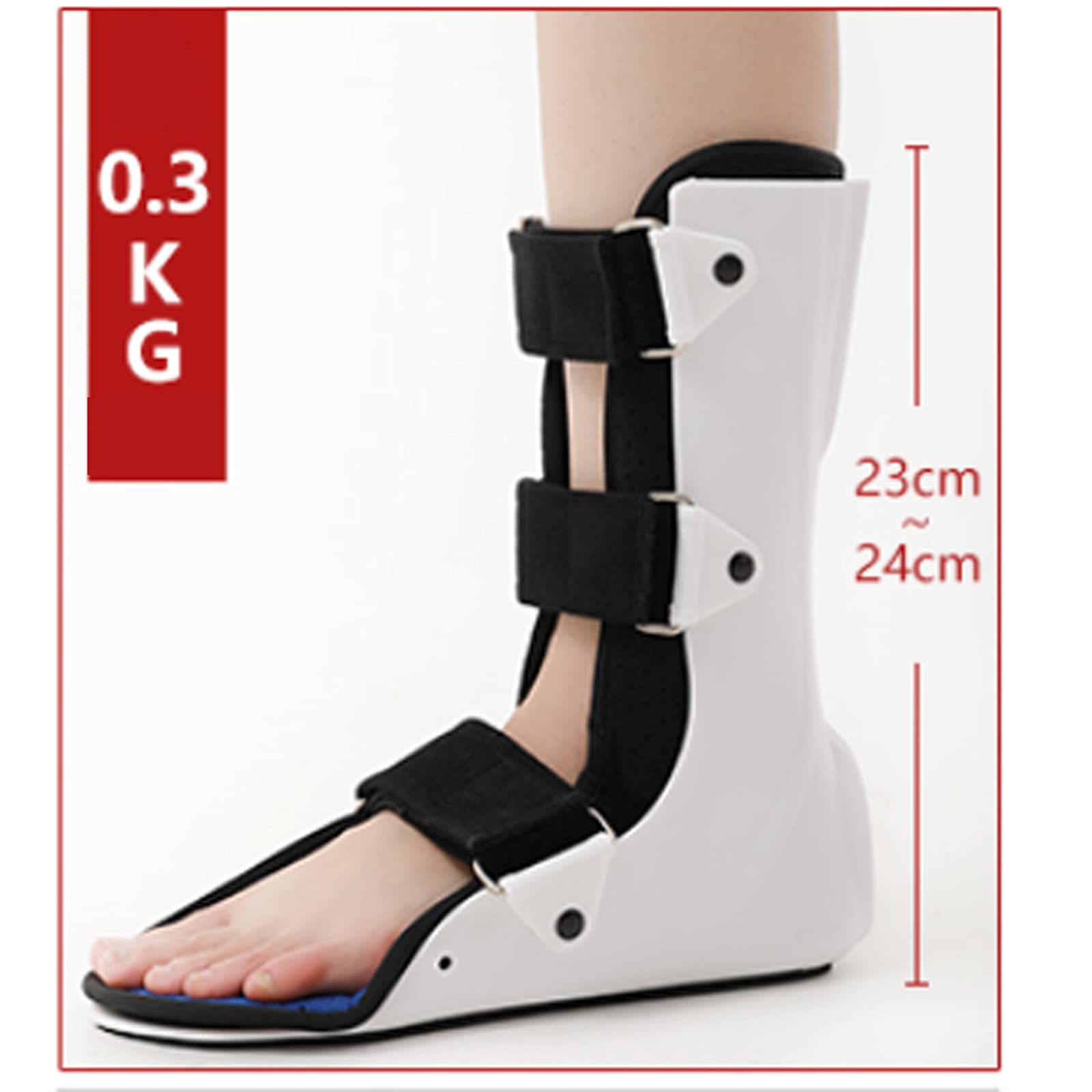 Amazon.co.jp: 骨折装具ブーツ足首関節固定ブレース調節可能な通気性