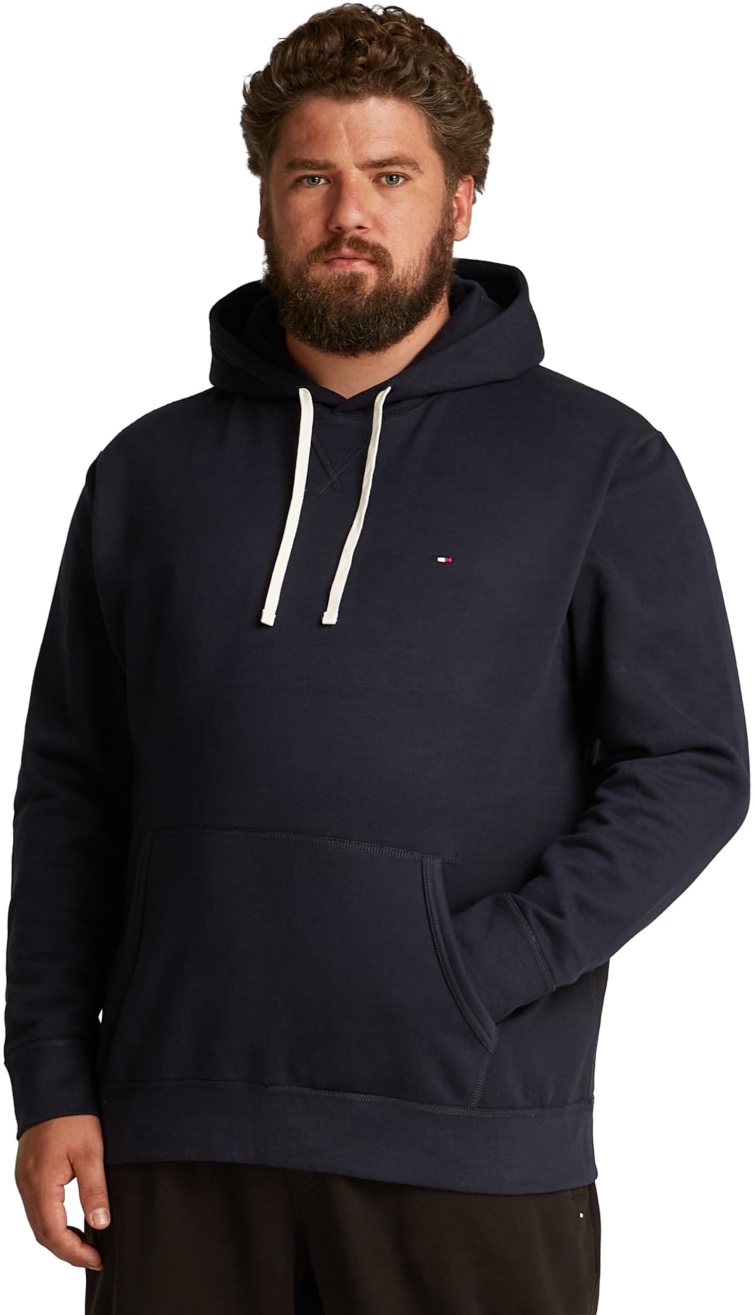 Tommy Hilfiger Herren Hoodie Essential Fleece mit Kapuze
