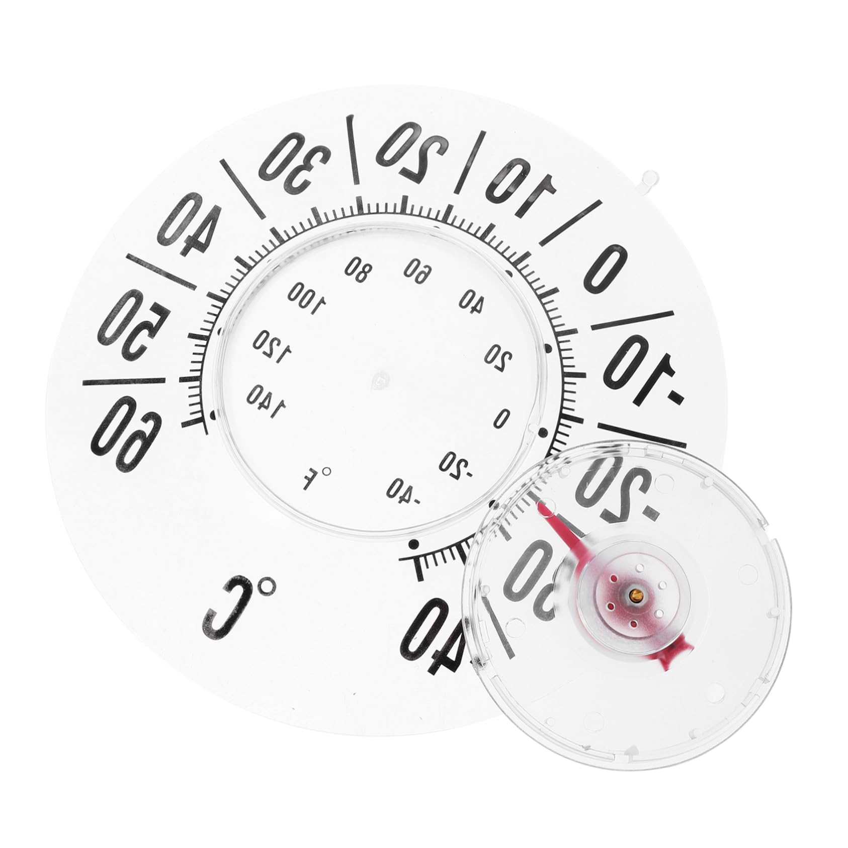 High Precision Indoor Window Thermometer with Strong Suction Cup Portable Temperature Gauge for Rooms and Home Use Convenient Wall Mount Design