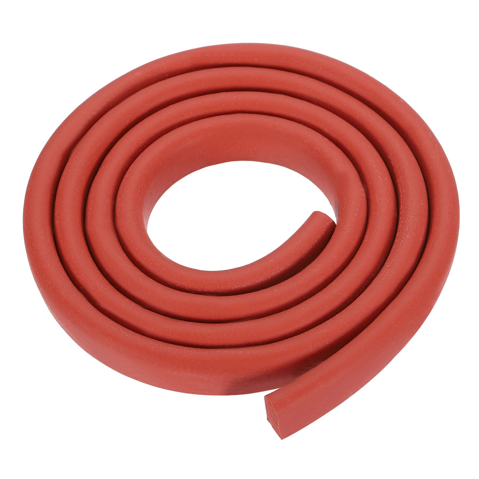 sourcing map 1 Meters Foam Backer Rod, 7 x 12mm D-Shaped Solid Joint Filler, Foam Seal Strip for Caulk Saver, Rope Caulk Cement Crack Filler, Red
