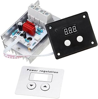 AC 220V 10000W SCR Digital Control Electronic Voltage Regulator Speed Control Dimmer Thermostat + Digital Meters Power Supply