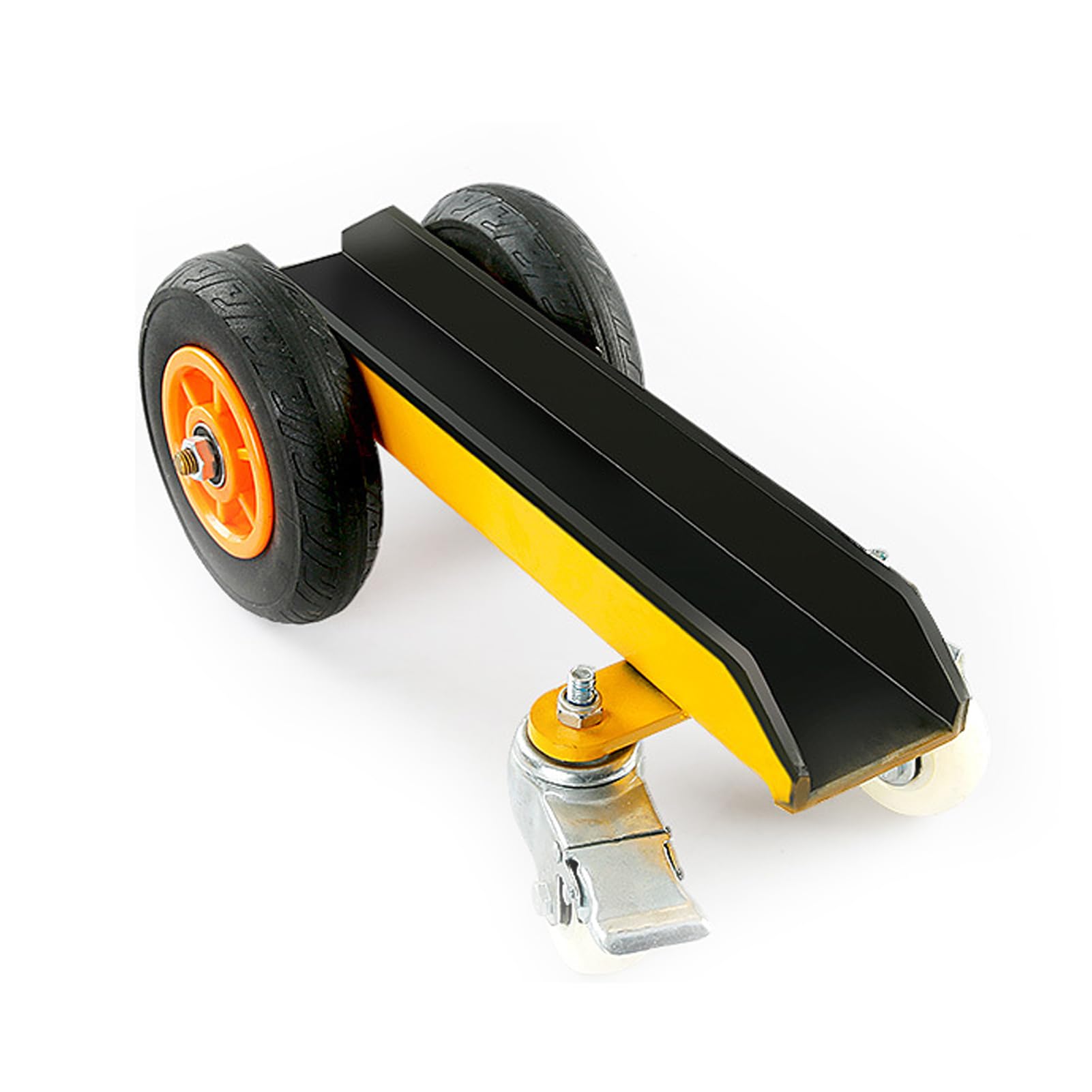 Carrello con pannello pesante con ruote in gomma solida da 7,8 pollici, capacità 299,4 kg, design antiscivolo, ideale per il trasporto di porte e carichi pesanti, e versatile carrello Utili