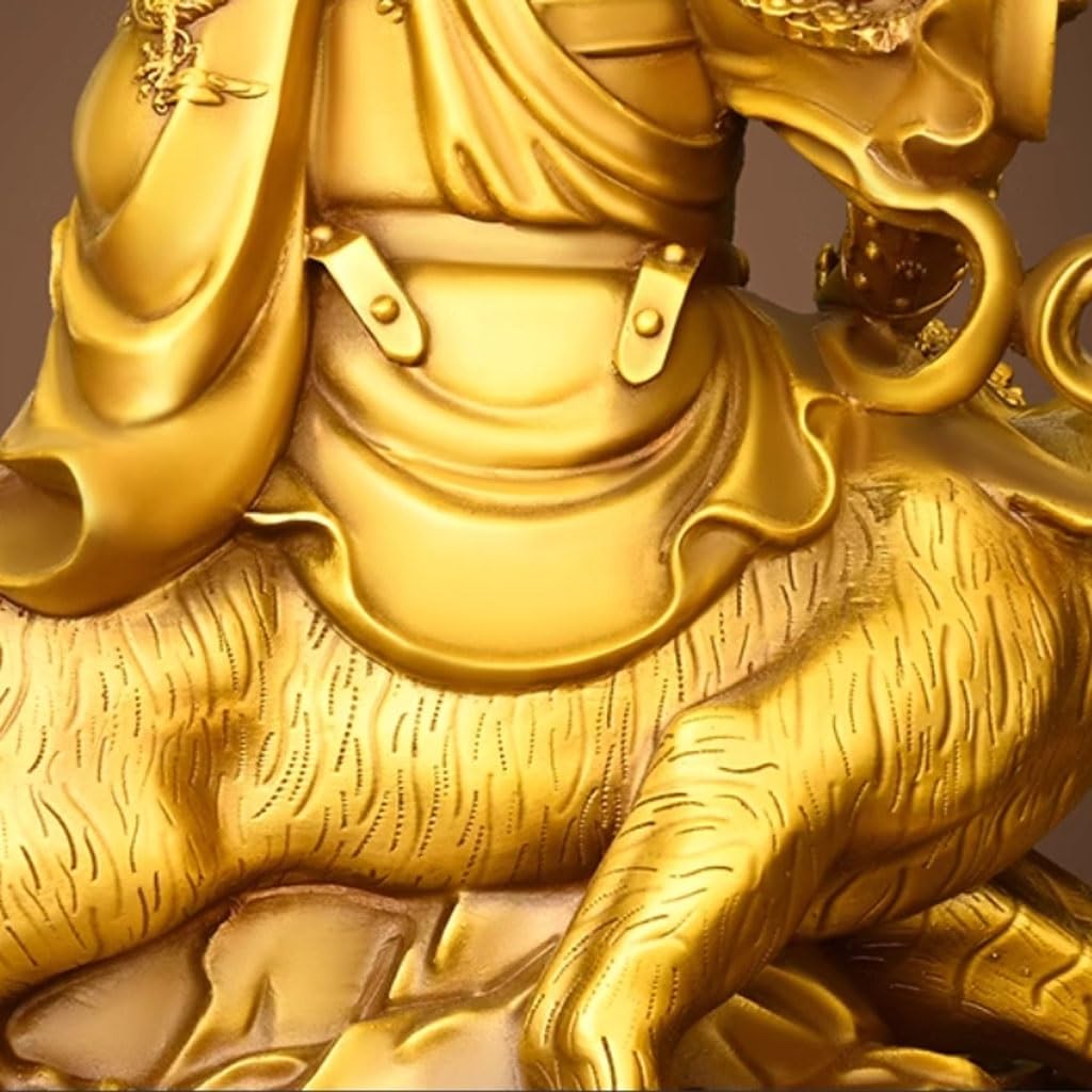 RLKHXBS Buda Sala de Estar adoración para el hogar Figura Pura Figura de latón
