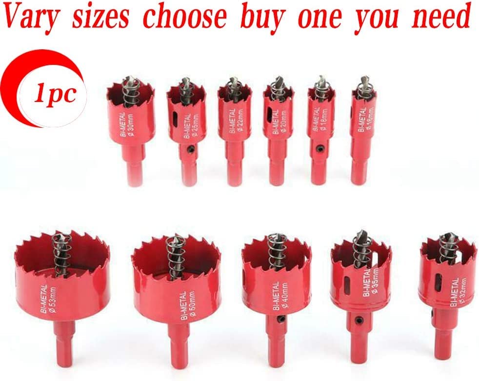 Miniatura 3 de Agujero Sierra Bi Metal M42 HSS Taladro Cortador Brocas para Hierro Aluminio Tubo Acero Madera Plástico 0.709 in