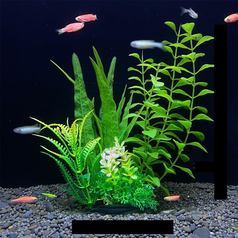 Artificial Aquarium Decor Plants Underwater Water Grass Plastic Plants for Fish Tank Aquarium Decorations (Color : SC-LC YZ-HL)