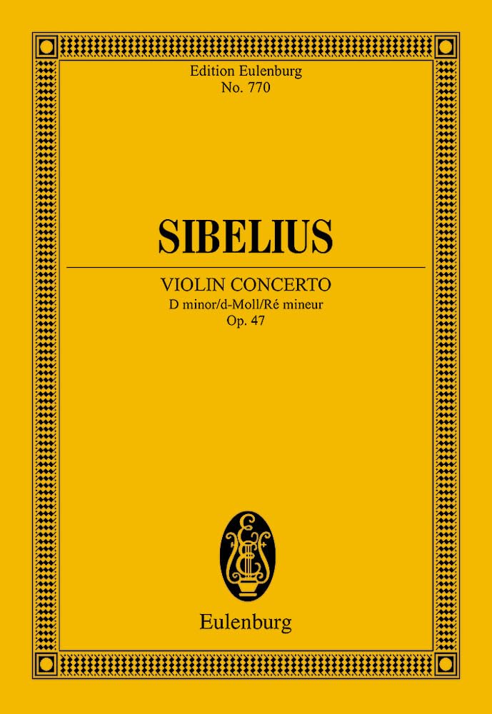Violin Concerto Op. 47 in d minor. Miniature Score