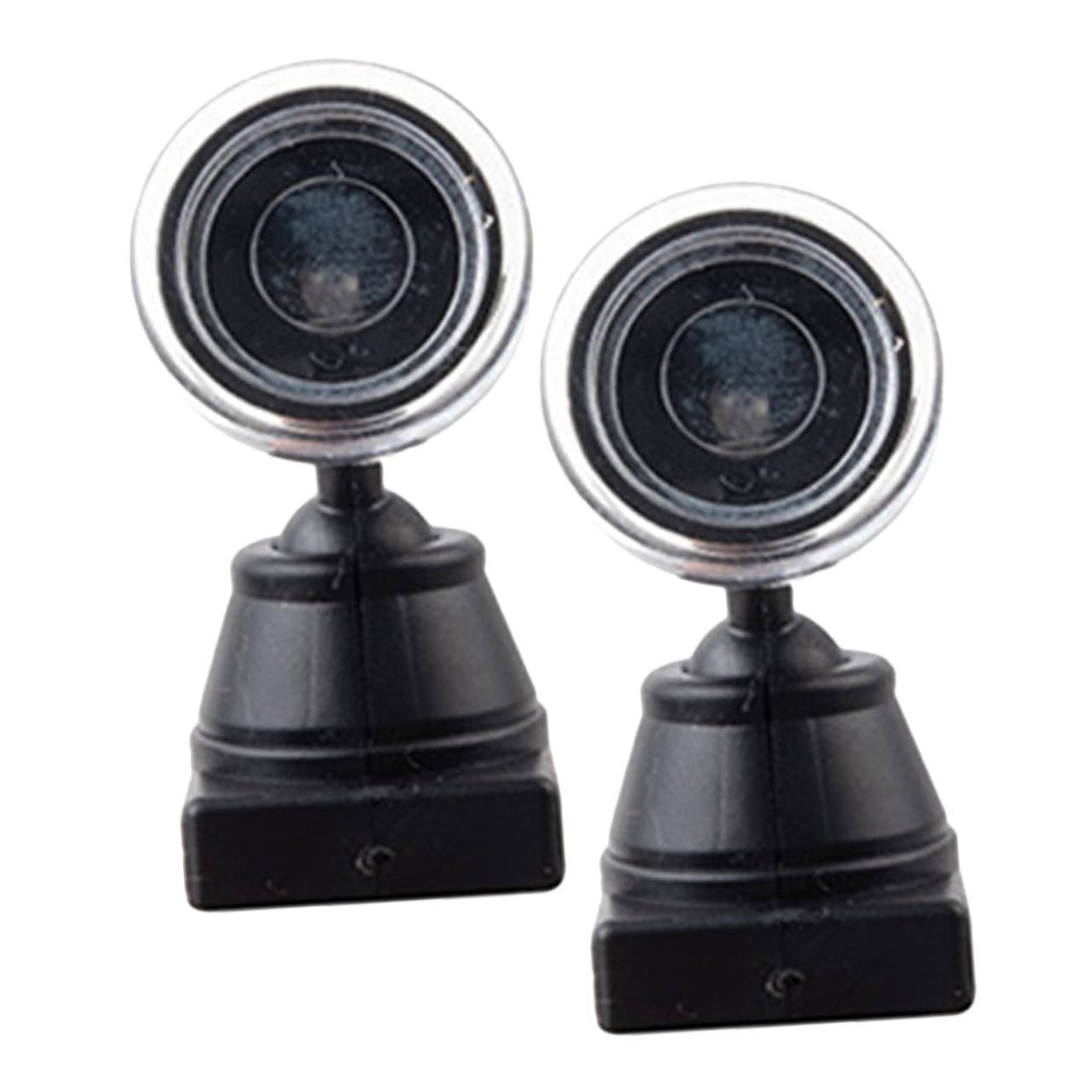 Hohopeti 2Pcs Miniature Signal Light Model for Sand Table Scenery Compact Reflector Lamp for Railroad Building Decorative House Supply Easy to Install and Carry