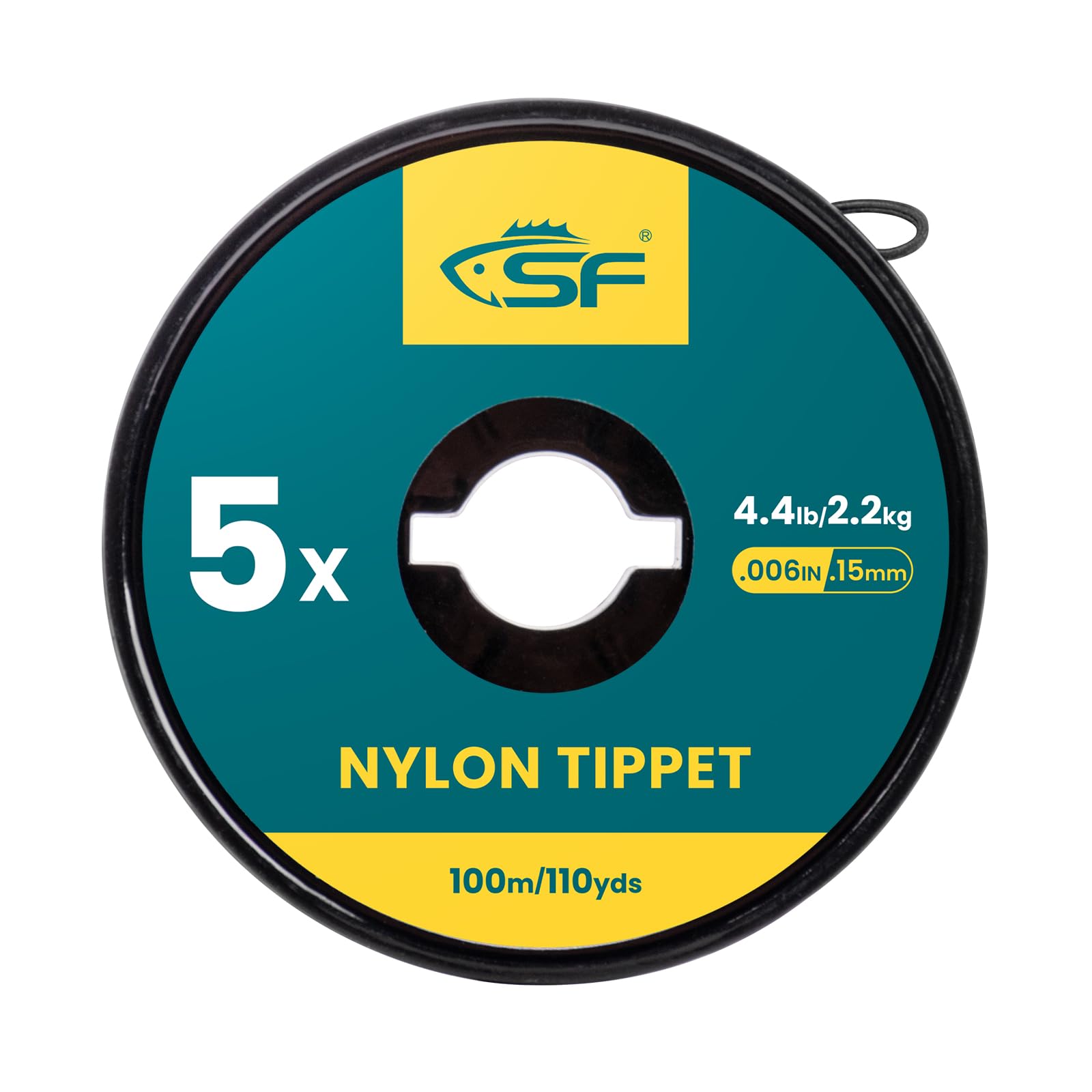 SF Clear Monofilament Nylon Tippet Line Fly Fishing Tippets Leaders Trout # 100M 5X 1 Pack