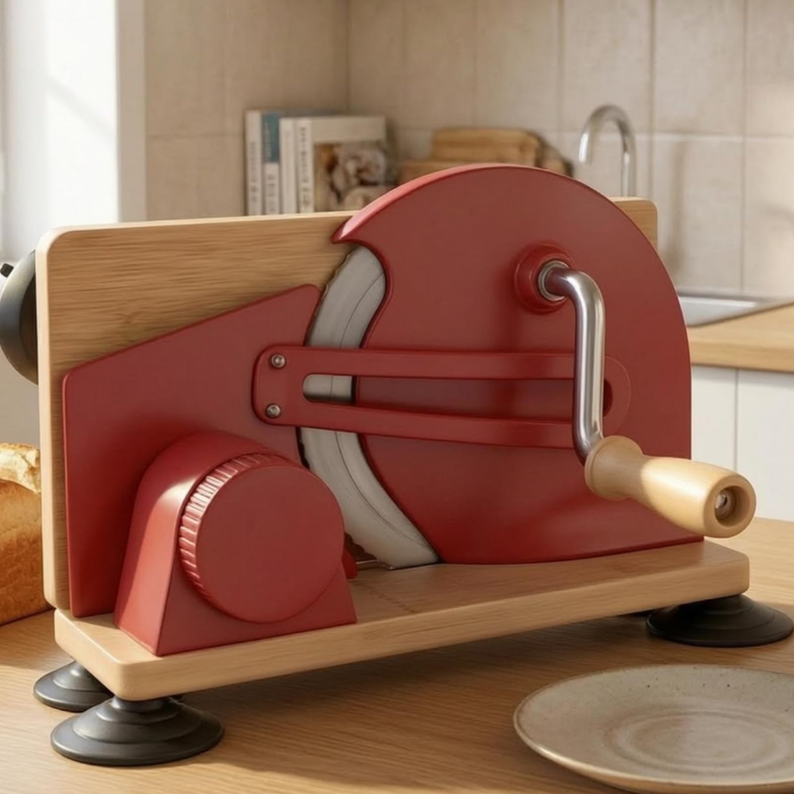 Tagliapane Manuale Compatto, Nero, Nero