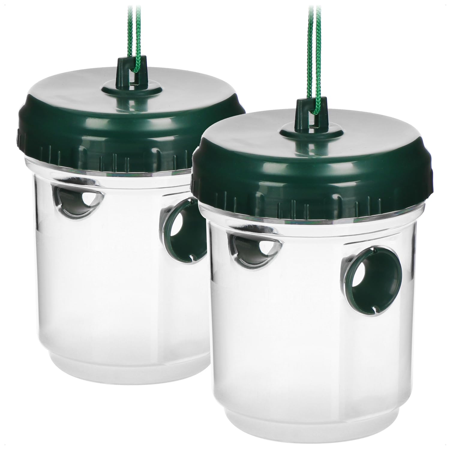 com-four® 2 zywolowne pulapki na osy, naturalna ochrona na zewnatrz | do zawieszenia lub postawienia - dzialanie 360°