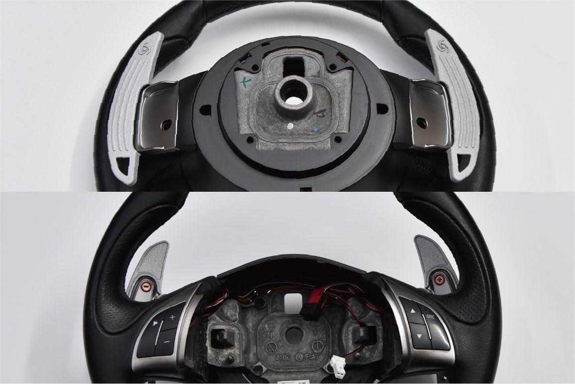 Amazon.co.jp: core OBJ Paddle Shifter Extensions Silver for ABARTH
