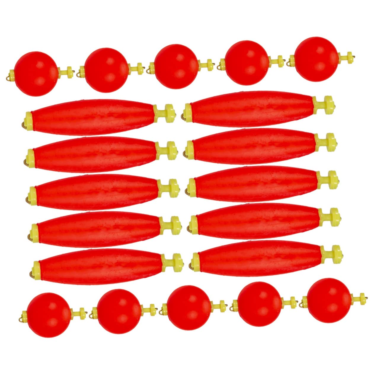 BESPORTBLE Flotteur De Pêche Canne À Pêche Matériel De Pêche en Mer Marqueur Pôle Plate-Forme Appâts De Pêche Attaquer Rouge Mousse D'éthylène Et D'acétate De Vinyle
