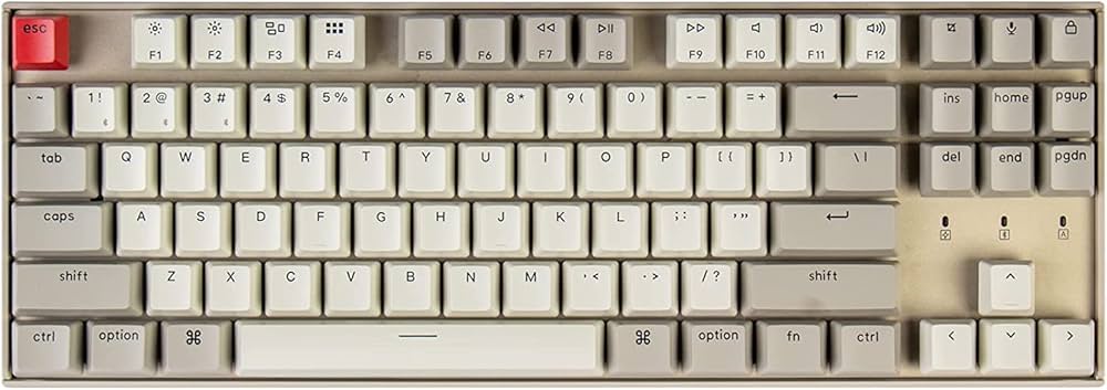 【美品】Keychron K8 ノンバックライト・キーボード【英語/茶軸】 Keychron K8 ノンバックライト・ワイヤレス・メカニカル