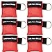 Lifesport Beatmungsmaske, 6 Stücke CPR Maske Schlüsselbund Ring Rescue Face Shields Emergency Kit Bea (Rot) Shield M günstig Kaufen-Lifesport Beatmungsmaske, 6 Stücke CPR Maske Schlüsselbund Ring Rescue Face Shields Emergency Kit Bea (Rot)