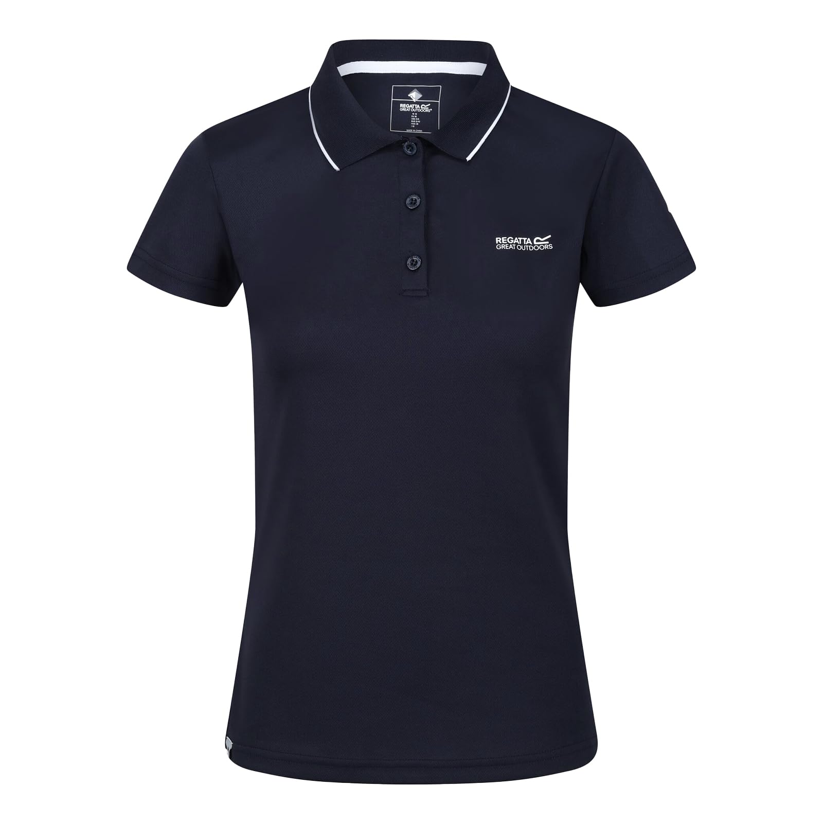 Regatta Womens Maverik V Polo Shirt Sweat Wicking Quick Dry T-shirt Top