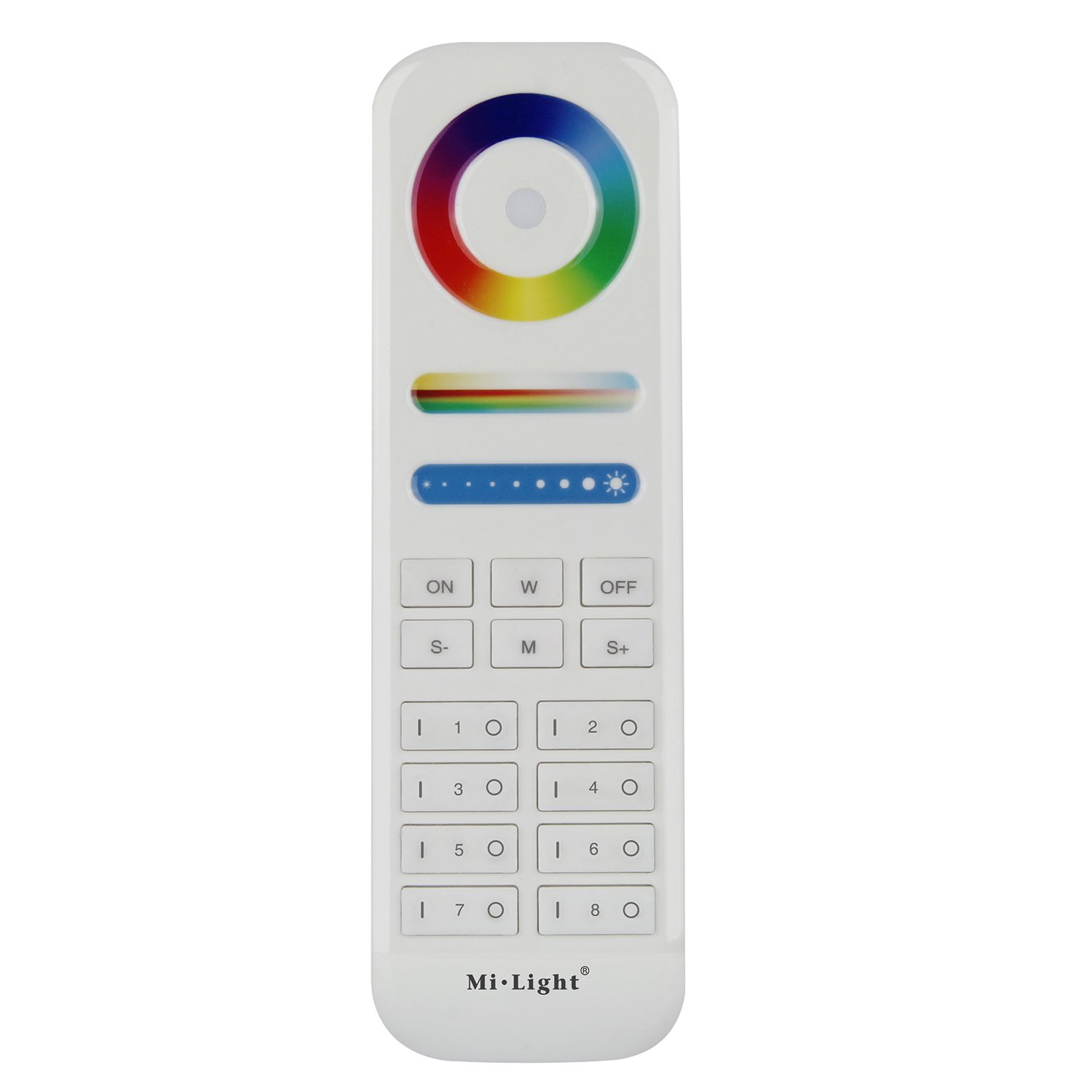 LIGHTEU®, 12x 4W GU10 RGB + CCT Faretto a LED Faretto colore e temperatura CCT WW CW Regolabile, Miboxer originale, lampadina con telecomando a 8 zone (12x FUT103 + FUT089)