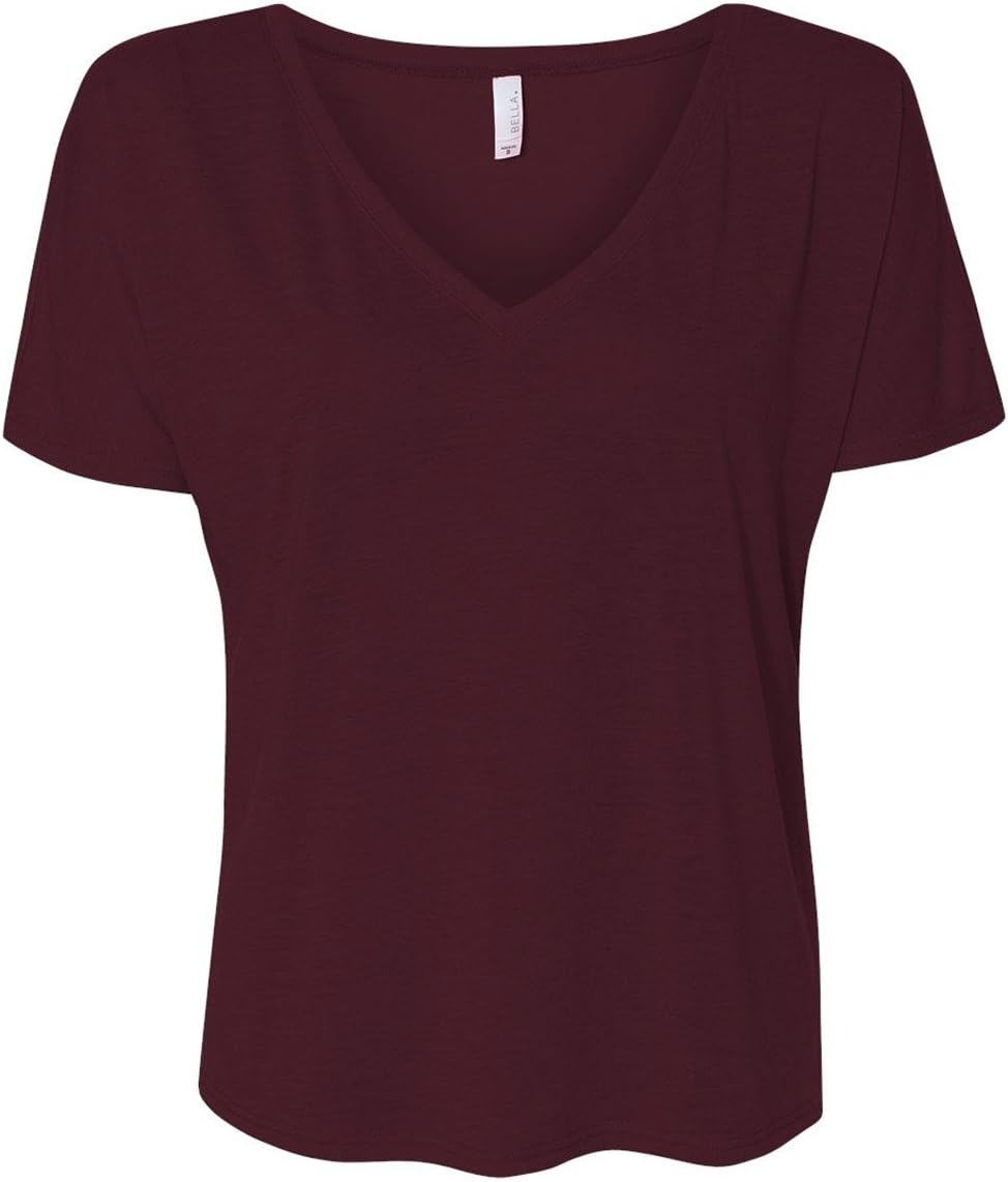 Bella Canvas Bella 8815 Ladies' Flowy Basic V-Neck Tee 8815
