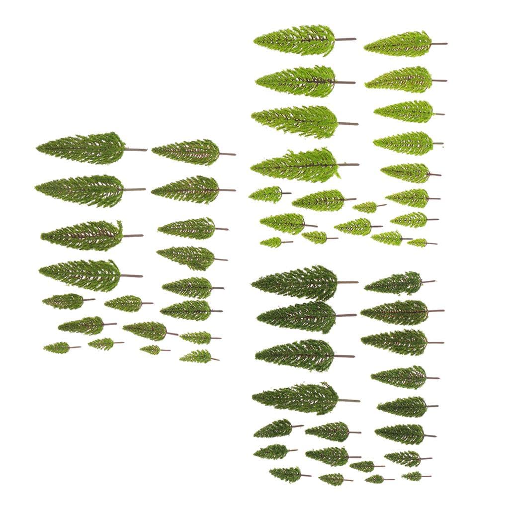 MagiDeal 70 Pz Moo Alberi Layout Ferrovia Diorama Paesaggio Giardino Scenario Albero, Confezione a