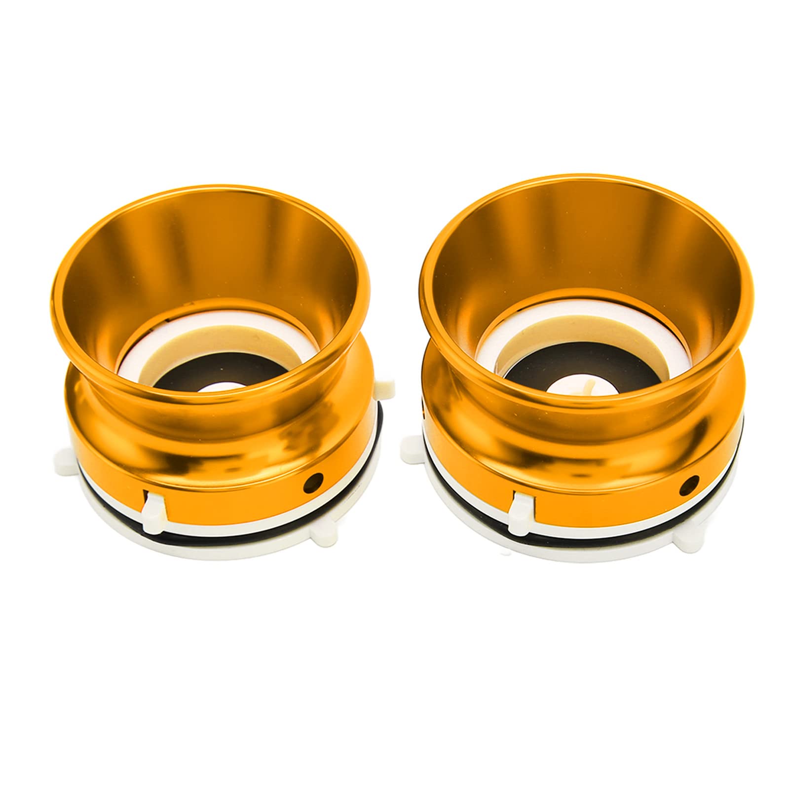1 par de Adaptadores Nab Hub, para Studer ReVox, para Akai, para Dispositivo de Carga Universal Teac Abridor de Aluminio Pulido para Grabadoras de Cinta de Carrete a Carrete Oro