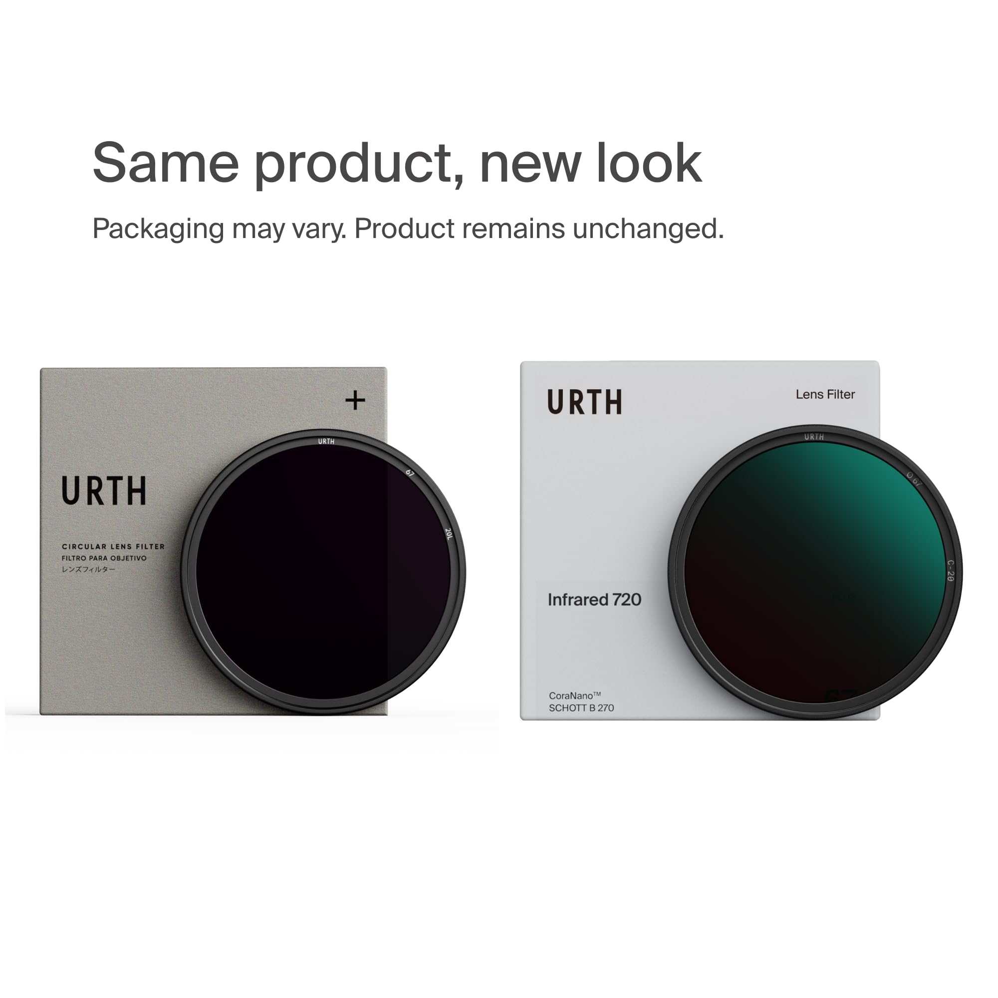 Urth 95 mm Filtro a Infrarossi (R72) per Obiettivo (Plus) - Spettro 720nm Fotografia IR per Fotocamera Reflex Digitale DSLR e SLR