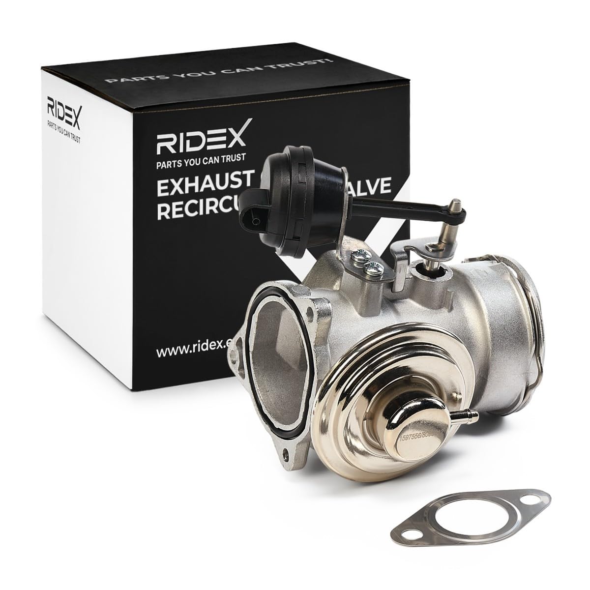 RIDEX 1145E0003 Valvola EGR pneumatico con guarnizione Compatibilità con VW Transporter T5 Van 7HA, 7HH, 7EA, 7EH