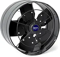 Ventilador/Exaustor Axial Industrial para Churrasqueira Grafite 250mm Bivolt