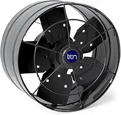 Ventilador/Exaustor Axial Industrial para Churrasqueira Grafite 250mm Bivolt