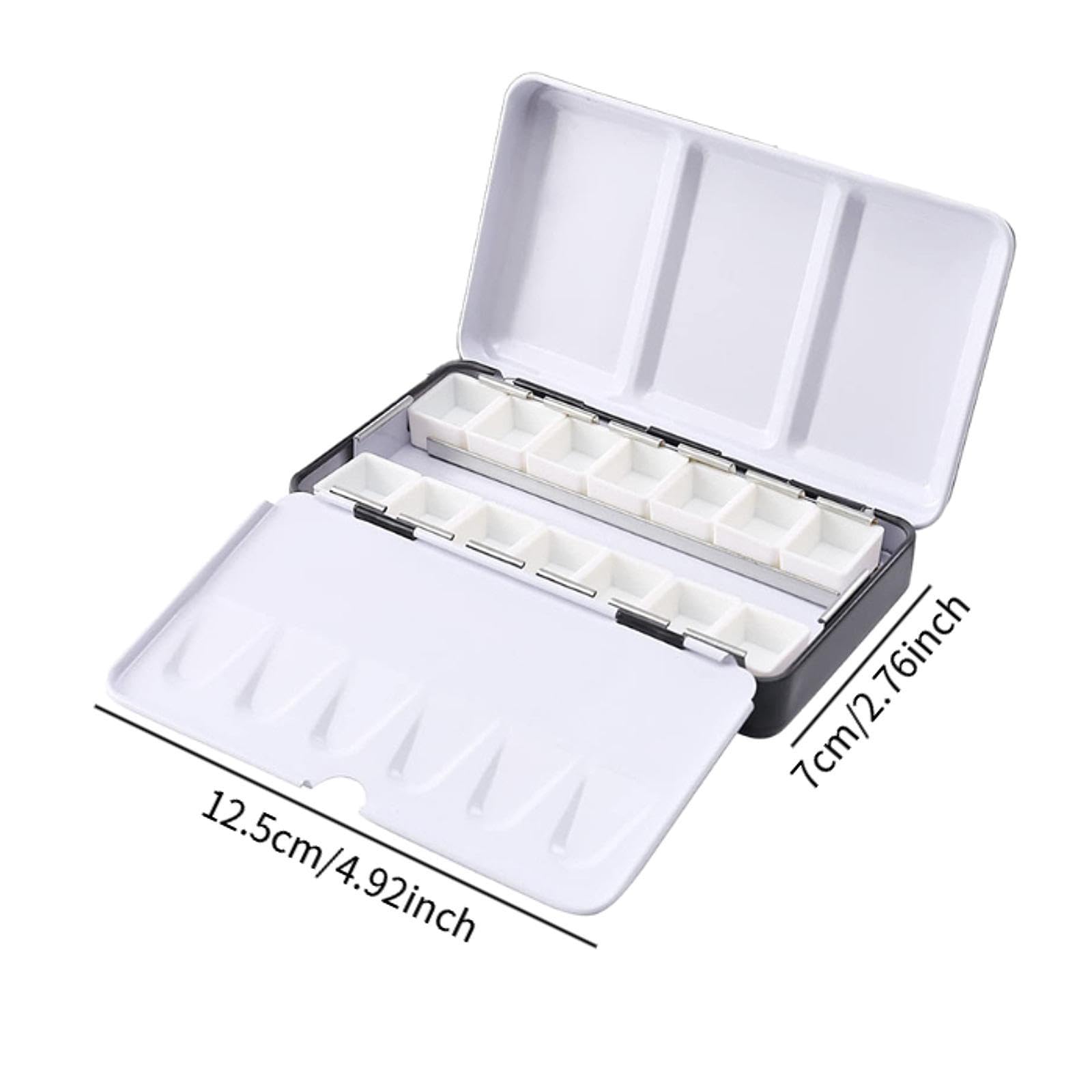 Amazon | DeeRace 水彩パレット 鉄製ボックス コンパクト 水彩絵の具