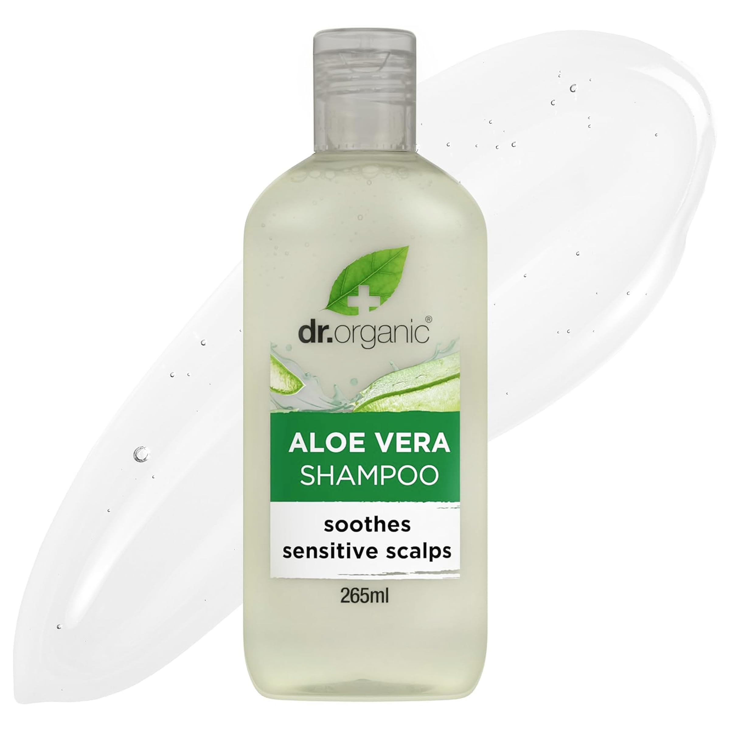 Dr Organic Aloe Vera Shampoo, Soothing, All 265 ml (Pack of 1),