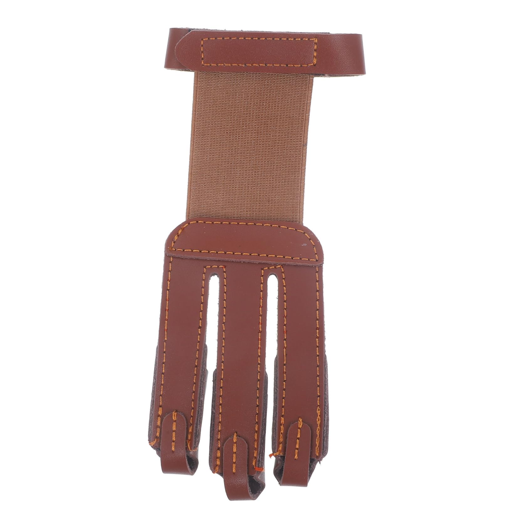 WHAMVOX Hunting Finger Protector for Bows Cow Leather Handed Finger Cover String Guard