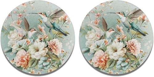 Pensura Juego de 2 posavasos con estampado de calavera de azúcar para todo tipo de clima, mantiene el auto limpio y seco para bar, cocina, oficina,