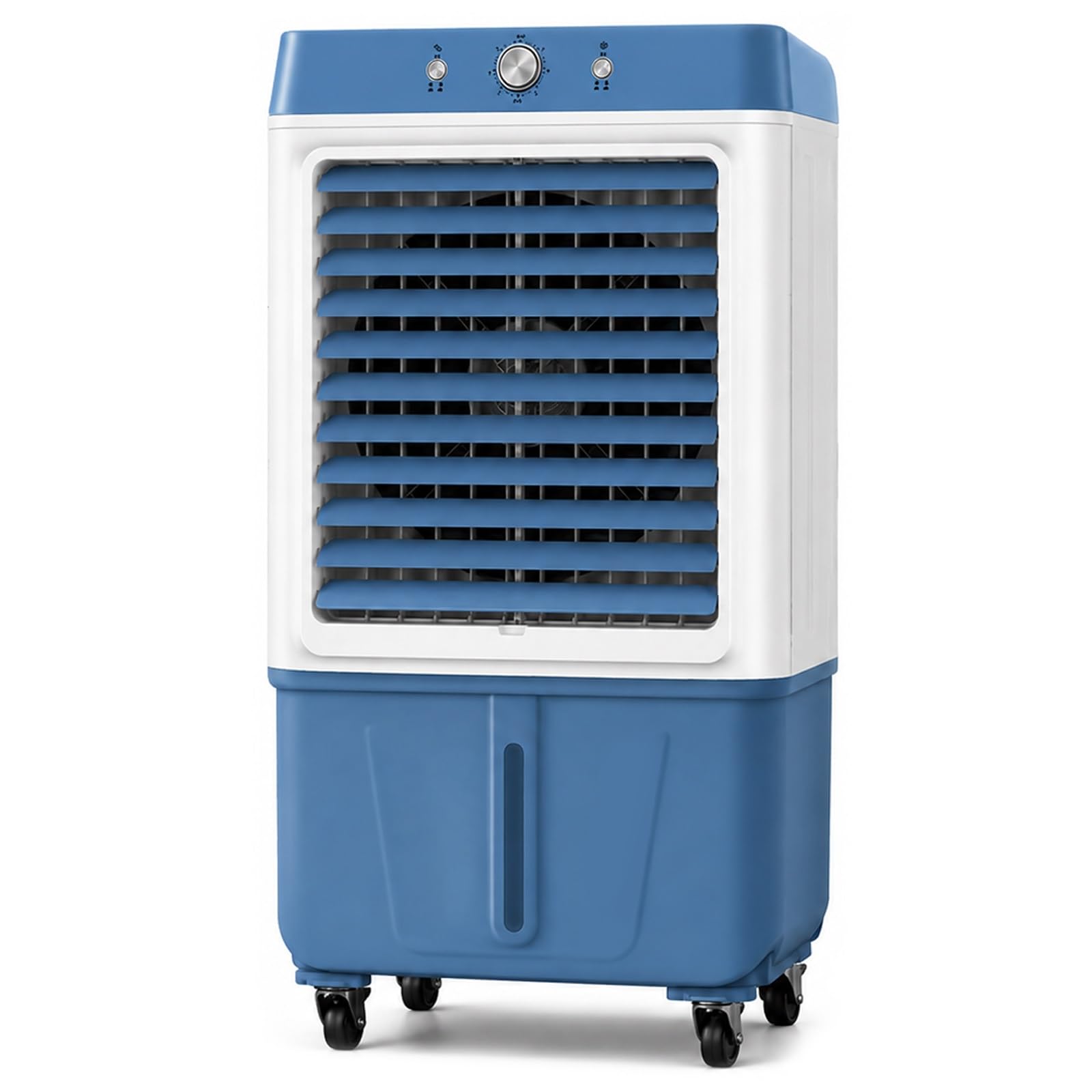 WPWSDWMX Portable Evaporative Air Cooler, 5800m³/h, 45L Tank, 120° Oscillation, 3-Speed Swamp Cooler for 25-45㎡ Bedroom, Workshop, Garage