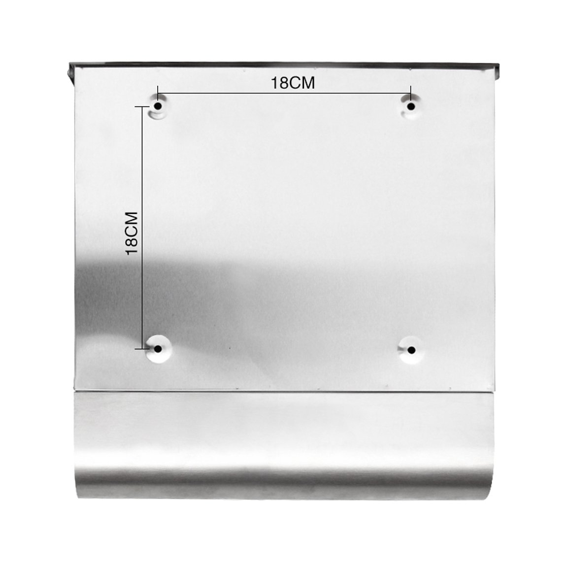 Edelstahl-Briefkasten für den Außenbereich, Wand, Zeitungsraum, Outdoor, wasserdicht, Briefkasten, Vorschlagsbox