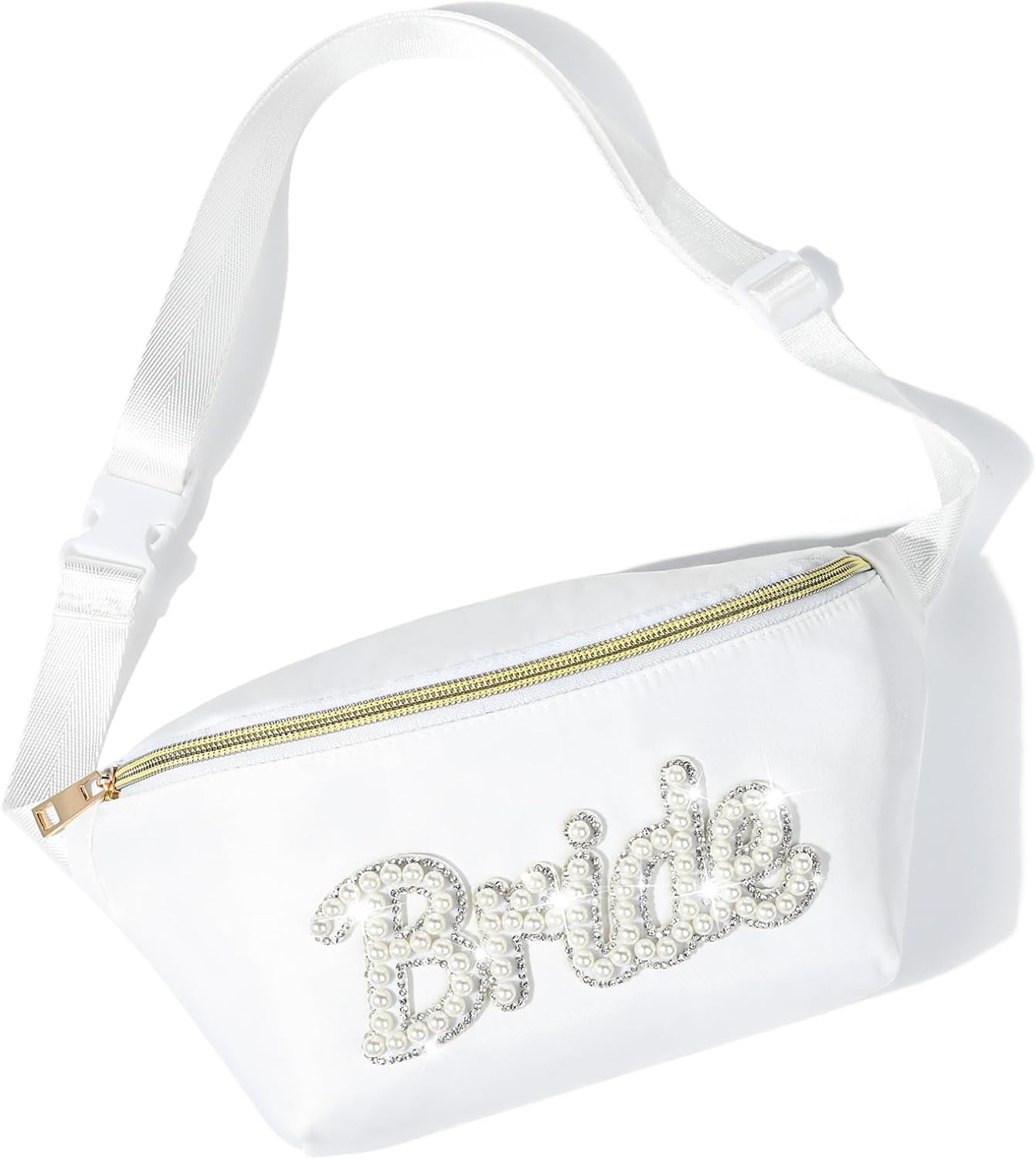 Bride Fanny Pack Bridal Shower Gifts Bachelorette Gifts for Bride Party Accessories Wedding Gift Bag Bridesmaid Proposal Gifts Belt Bag Waist Packs Fanny Pack Crossbody Bags for Women Girls