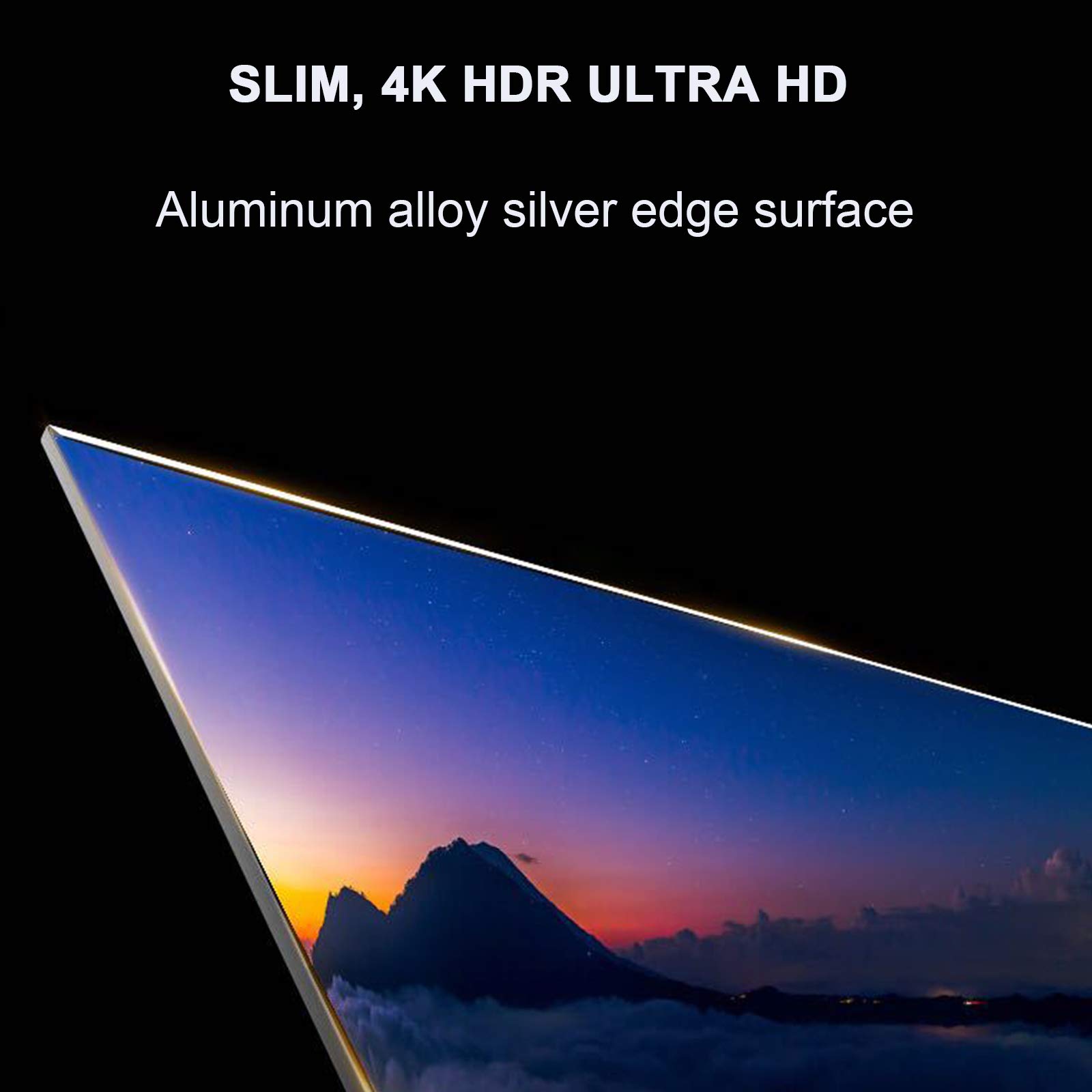 Amazon.co.jp: TV 1024P LED HD TV曲面スクリーンテレビ防爆強化ガラス