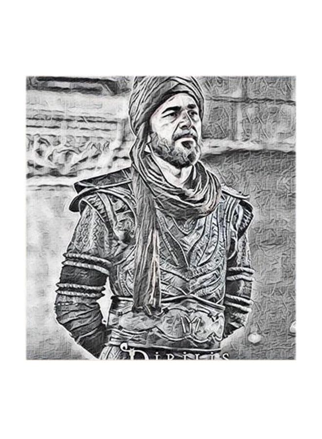 RYNRYN Ertugrul Mdf Wall Art Multicolour 30X30Centimeter RYART0803