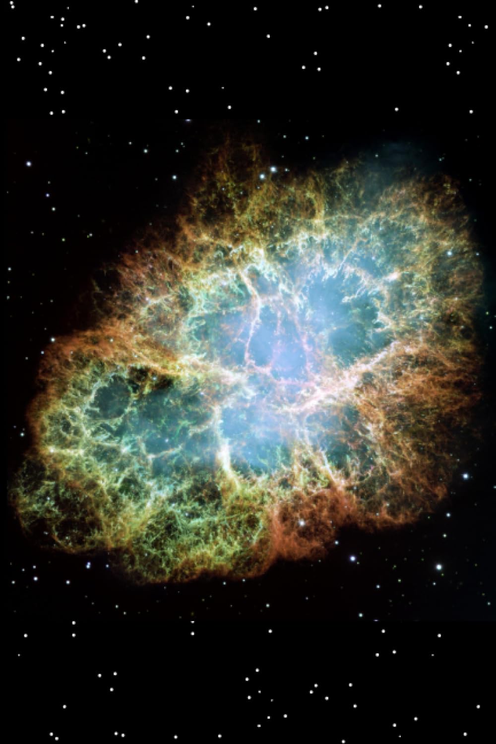 Space Themed Journal, Crab Nebula, NASA image, 100 Pages Lined, 6x9 inches: Beautiful Space Vistas Series