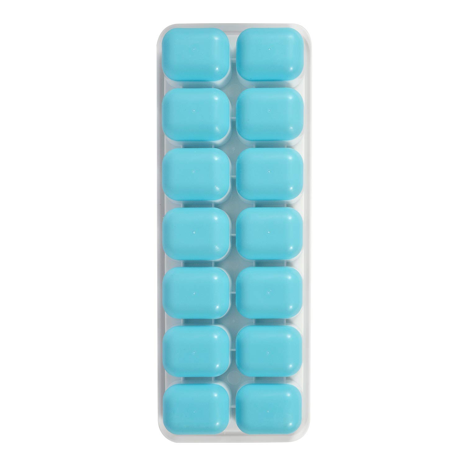 Lot De 4 Bacs à Glaçons Verts Avec Couvercles, Faciles à Démouler Et à Sceller, En Silicone Sans PBA Pour Aliments Et Fruits, Whisky Et Cocktails, Boissons, Soupes Et Congélateurs, Empilables