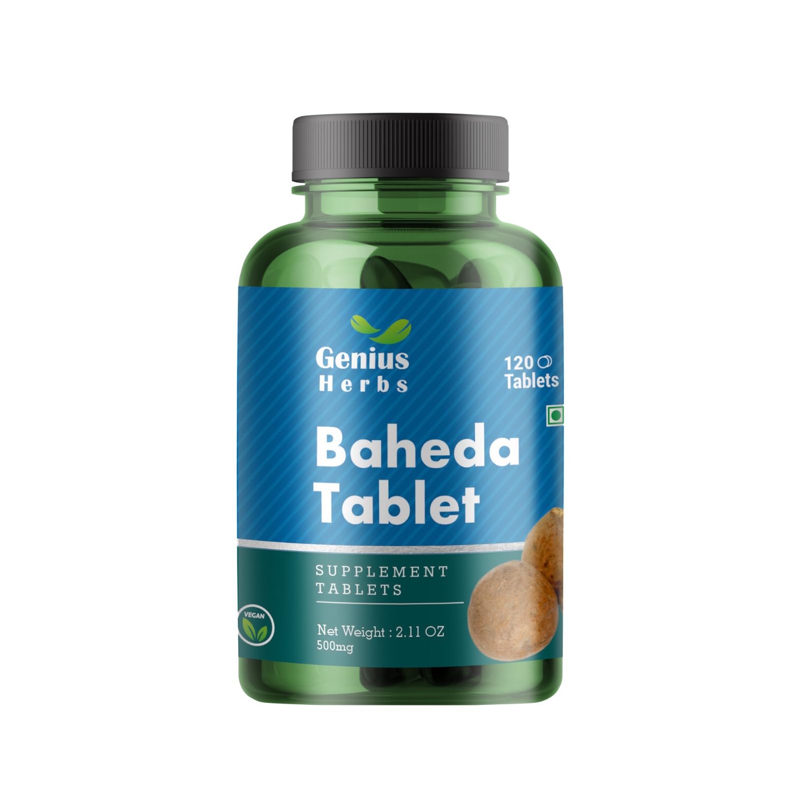 Genius Herbs Vibhitaki |Baheda Tablets |Healthy Digestion and Detoxify the Body| Terminalia bellirica | Pack of 1 (B0CRH3FG3P) Amazon Price History, Amazon Price Tracker