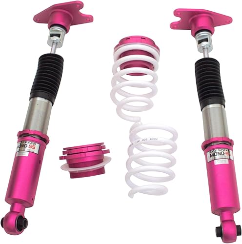 Miniatura 4 de Godspeed MSS0840 MonoSS Kit de bajada de bobina, totalmente ajustable, altura de paseo, tensión de resorte y amortiguación de 16 clics, compatible