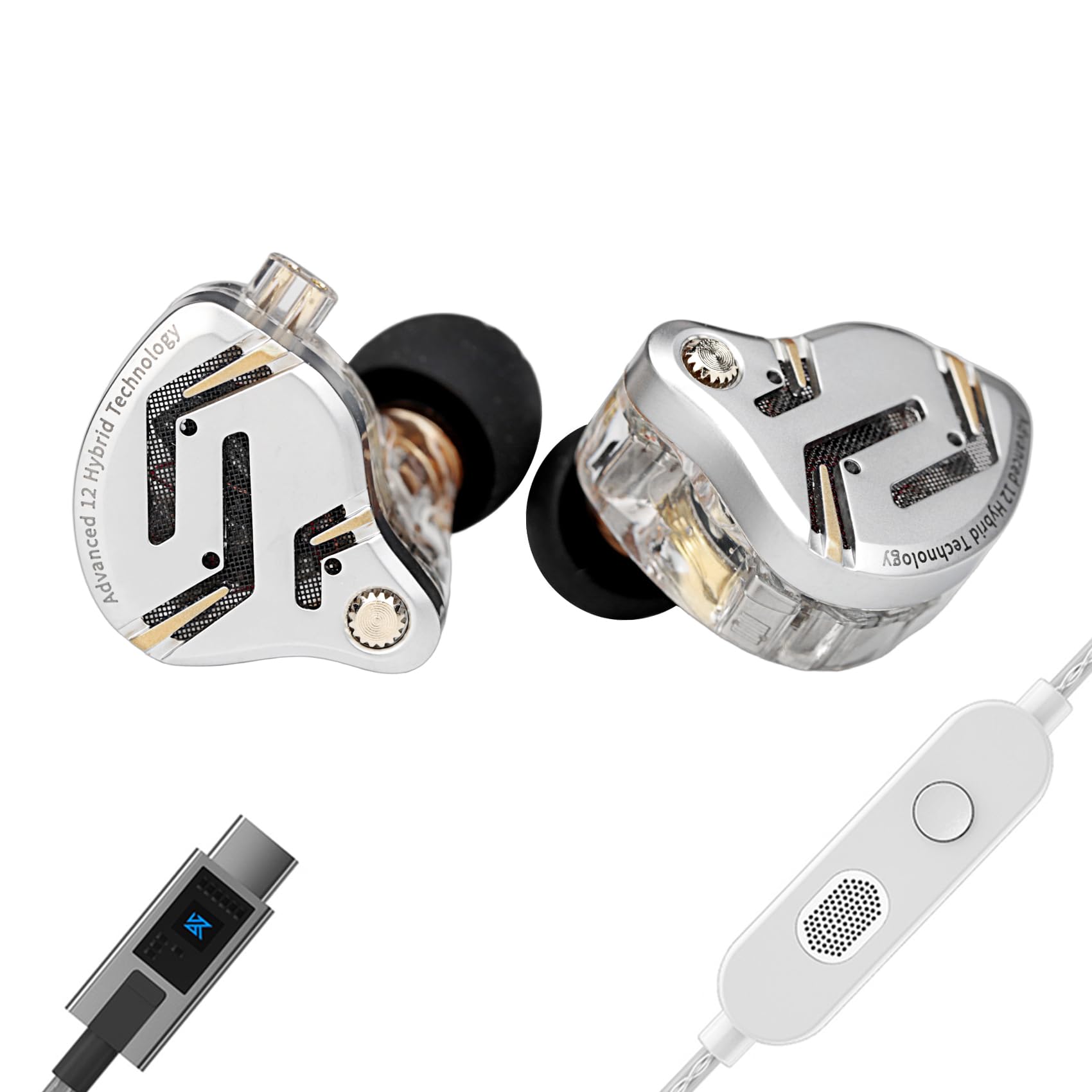 Amazon.com: KZ ZS12 PRO 2 USB C Wired Headphones Type-C in Ear