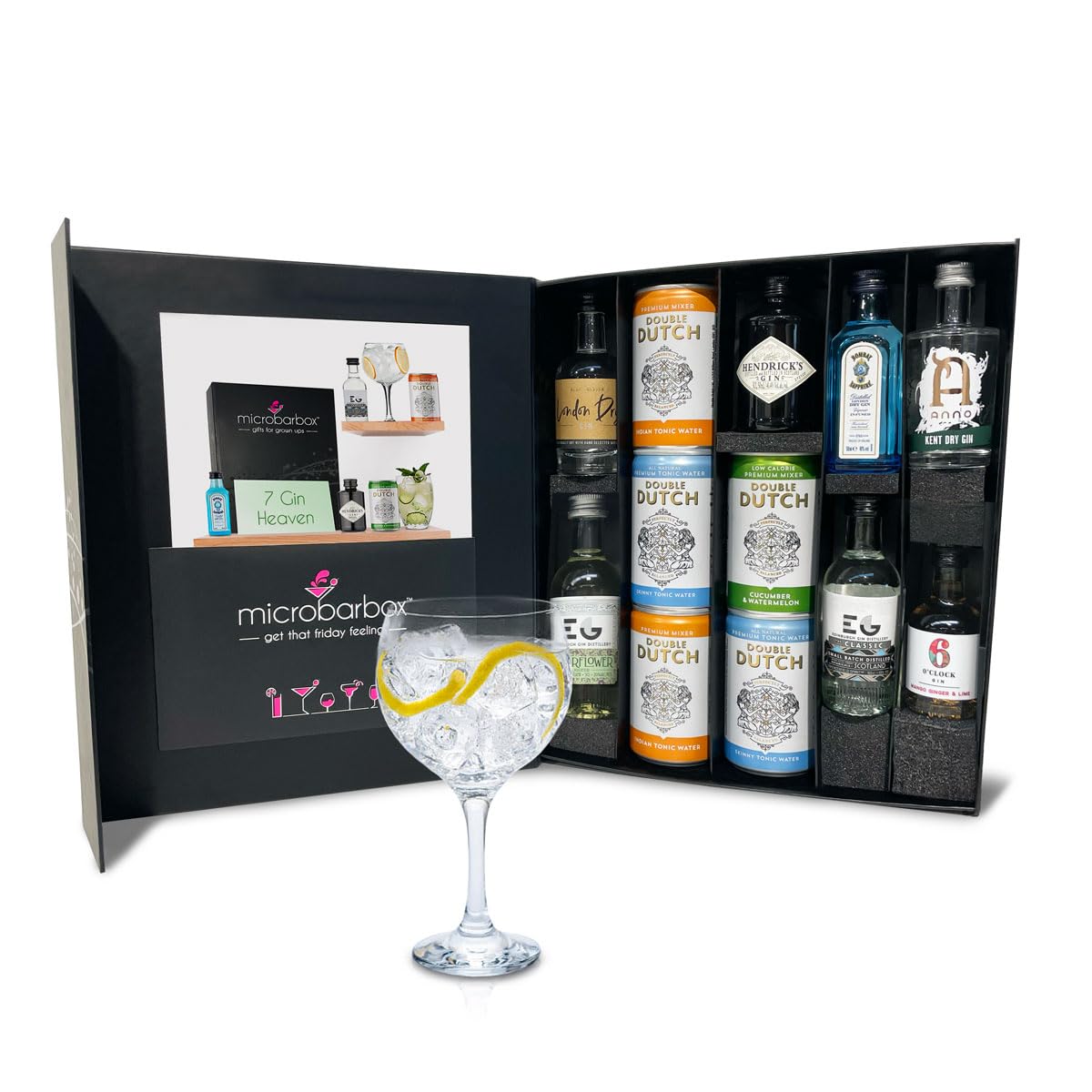 MicroBarBox 7 Gin Heaven Gift Set In A Premium Ethiopia