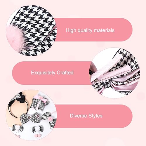 Miniatura 2 de Uniforme escolar, accesorios para el cabello, pinzas para el pelo de pata de gallo, diadema para el pelo, lazos para el pelo de bebé, accesorios