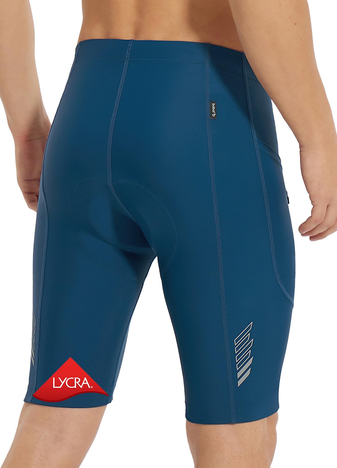 Road Bike Shorts BALEAF Men's Bike Cycling Shorts 3D Padded Pockets Bicycle Riding Pants Baleaf Bike Shorts