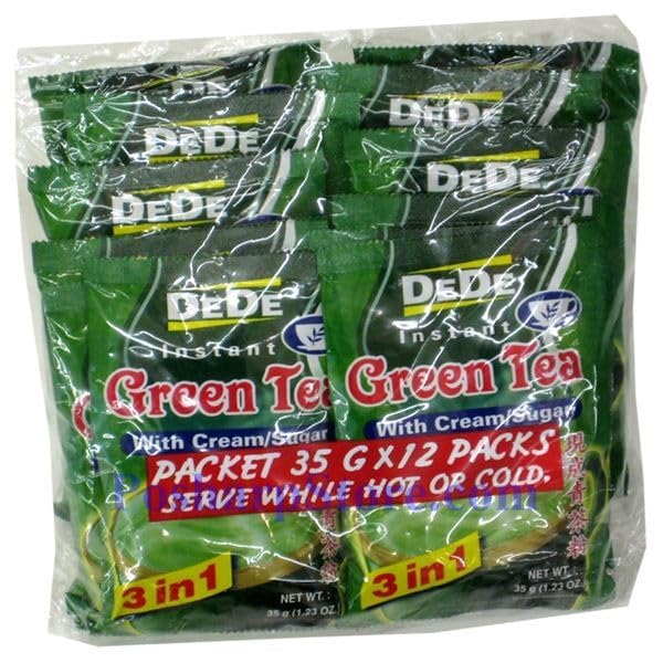 Té verde instantáneo con crema y azúcar pack 2 miniatura 1