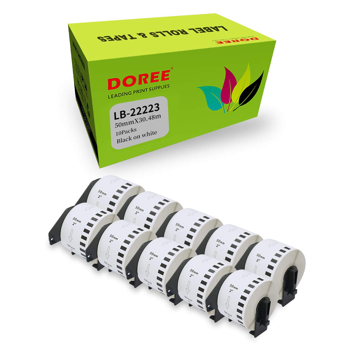Lot de 6 rubans d'étiquettes compatibles avec Brother TZe131 TZe-231